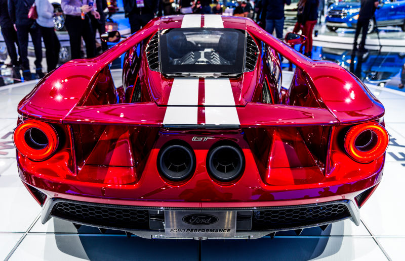 Illustration for article titled El nuevo Ford GT es una bestia de 647 caballos de fuerza que alcanza los 350 kilómetros por hora